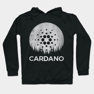 Vintage Cardano Coin Crypto To The Moon Token Cryptocurrency Wallet Cardano HODL Birthday Gift For Men Women Hoodie